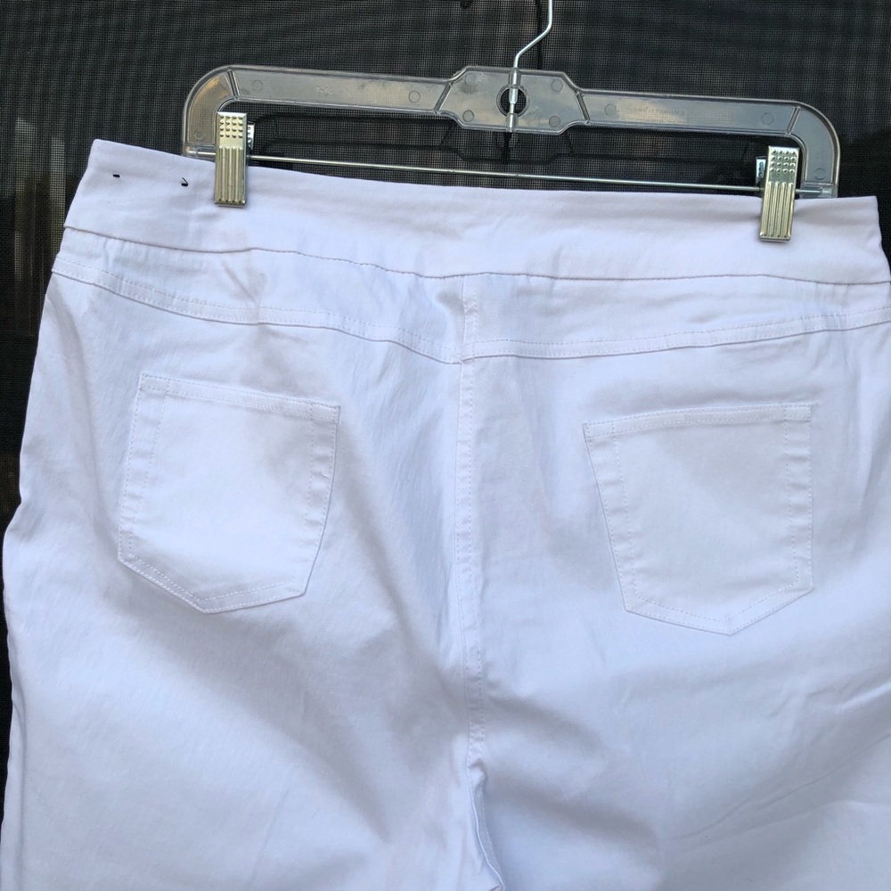 - Slim Sation White Capri pant women’s 16 - Picture 4 of 8
